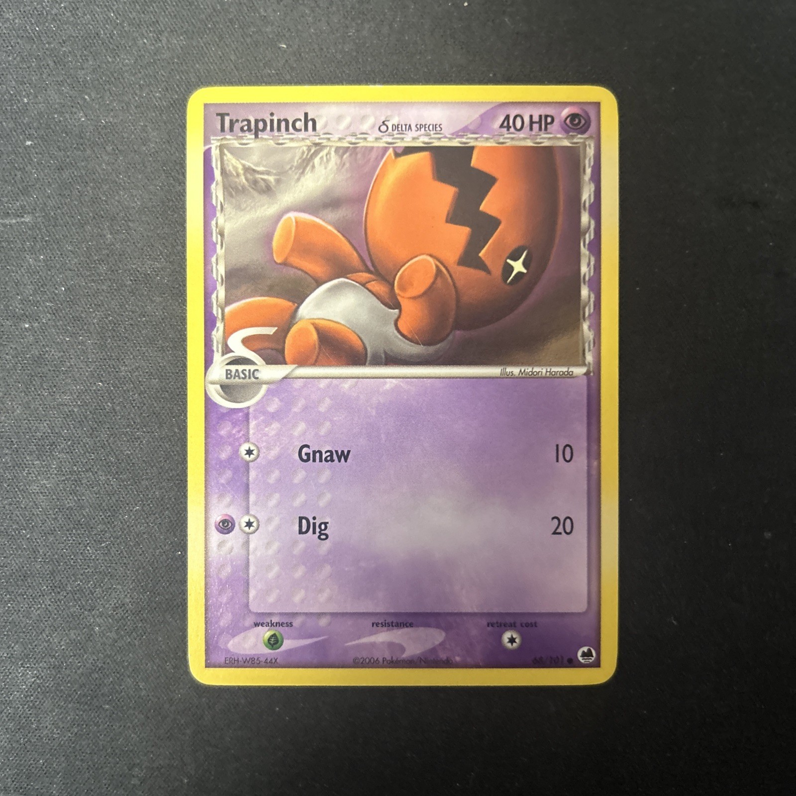 Trapinch 68/101 EX Dragon Frontiers - Pokemon Card TCG D3