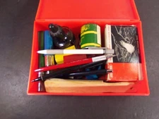 Lot of Misc Drafting Supplies Sharpeners, Ink, Cleaners, Pencils