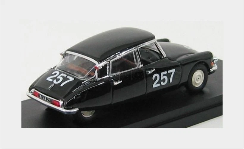 RIO-MODELS 4158 CITROEN - DS19 N 257 MILLE MIGLIA 1957 ABOUT - BOURILLOT - BLACK - Immagine 2 di 2