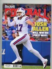 Beckett Football Price Guide Magazine November 2024 - Josh Allen