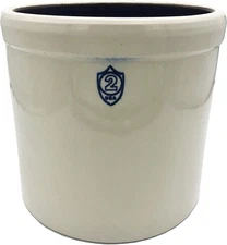 Ohio Stoneware 2 Gallon Crock Small, Bristol 