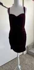Cider Women’s Dress Size Large Burgundy Mini Dress Sleeveless 