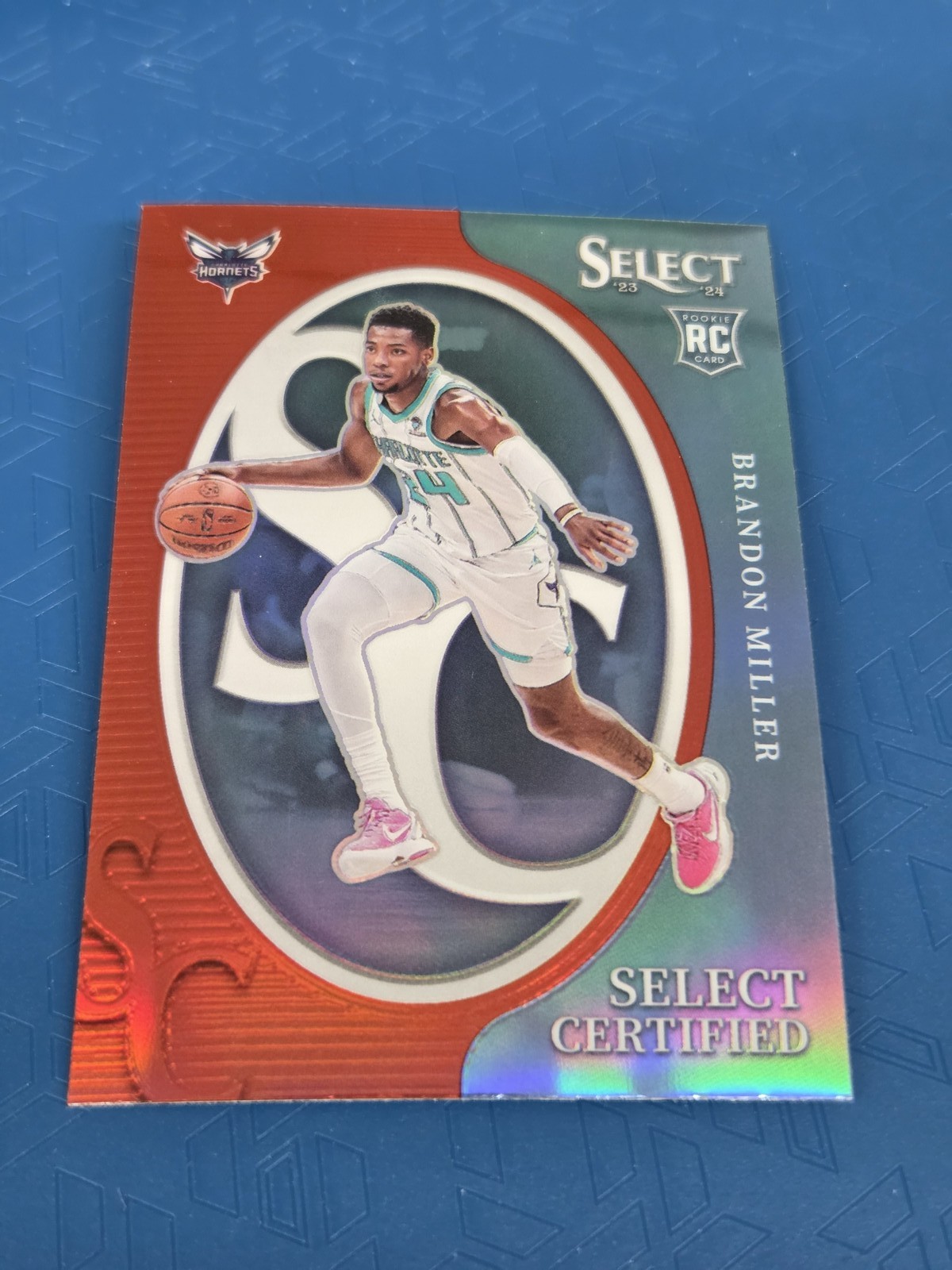 2023-24 Select Certified Red Prizm RC #10 Brandon Miller BASKETBALL Card 3I