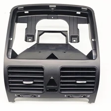 Fit For VW JETTA MK5 2006-2011 Center Dash Radio Trim Air Vent Bezel Panel Black