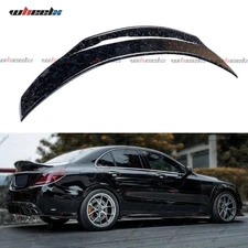 Rear Trunk Spoiler Wing PSM Style For 15-21 Mercedes Benz W205 C63 Forged Carbon