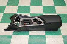 15-23 CHALLENGER Black Front Floor Console Cup Holder Storage Arm Rest Unit OEM