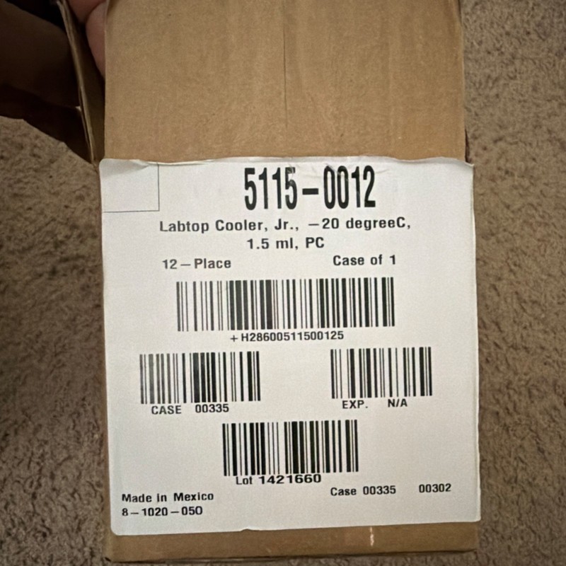 Thermo Scientific Labtop Cooler Jr. -20°C Freezer 1.5ml PC 5115-0012
