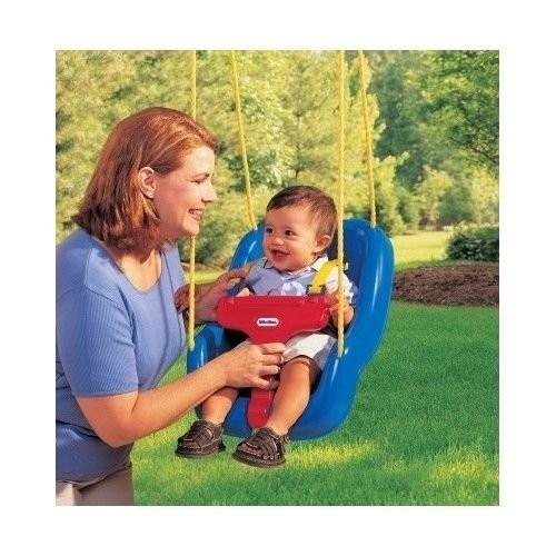 Little Tikes Baby Boy Outdoor Swing Portable Hanging Toddler Rocker ...