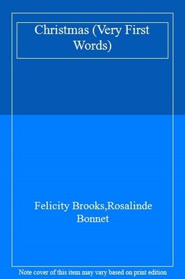 Christmas (Very First Words),Felicity Brooks,Rosalinde Bonnet