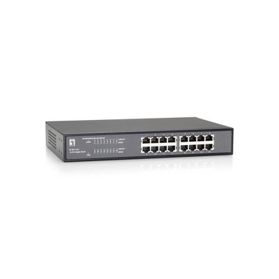 LevelOne 16 PORT 10/100/1000MBPS SWITCH # GEU-1621