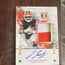 Panini 2025 Impeccable Elégance Patch Auto Jerry Jeudy 13/35 Browns
