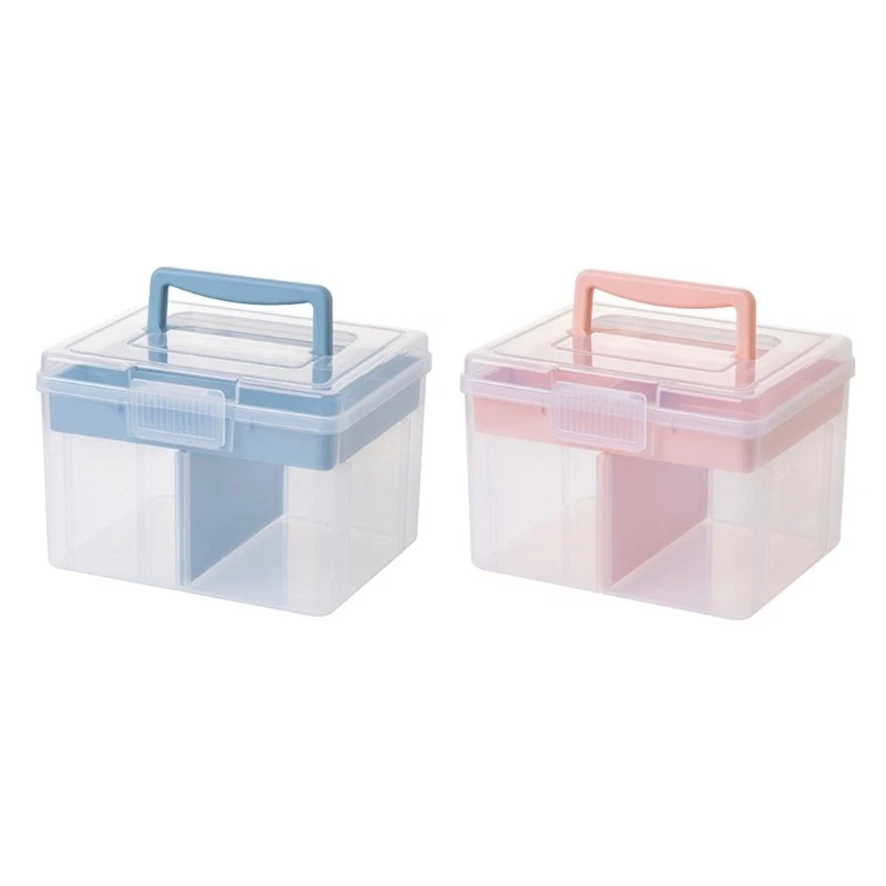 Stackable Storage Boxes Storage Boxes with Handles for Home Office Accessories