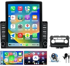 9.7" Android 13 Car Radio HD Touchscreen Car Stereo Compatible with Nissan Front