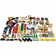Large Wooden Train Lot Thomas the Tank Engine BRIO Imaginarium 120 Pieces
