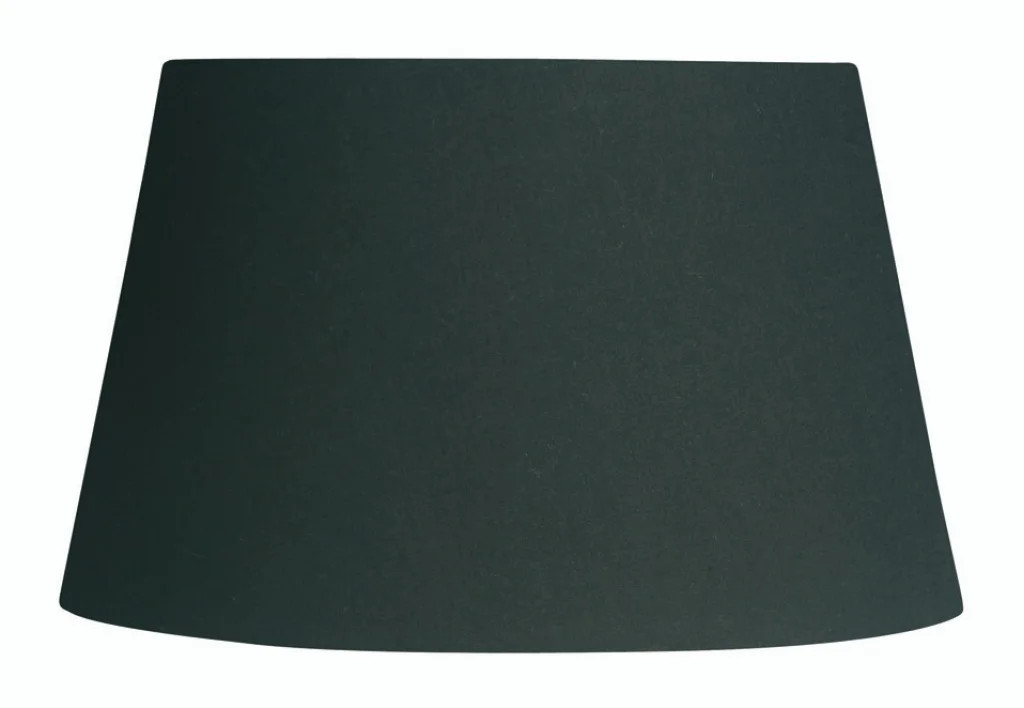 Lampshade Black 16"" Cotton Tapered Drum 410mm Oaks Lighting S901/16