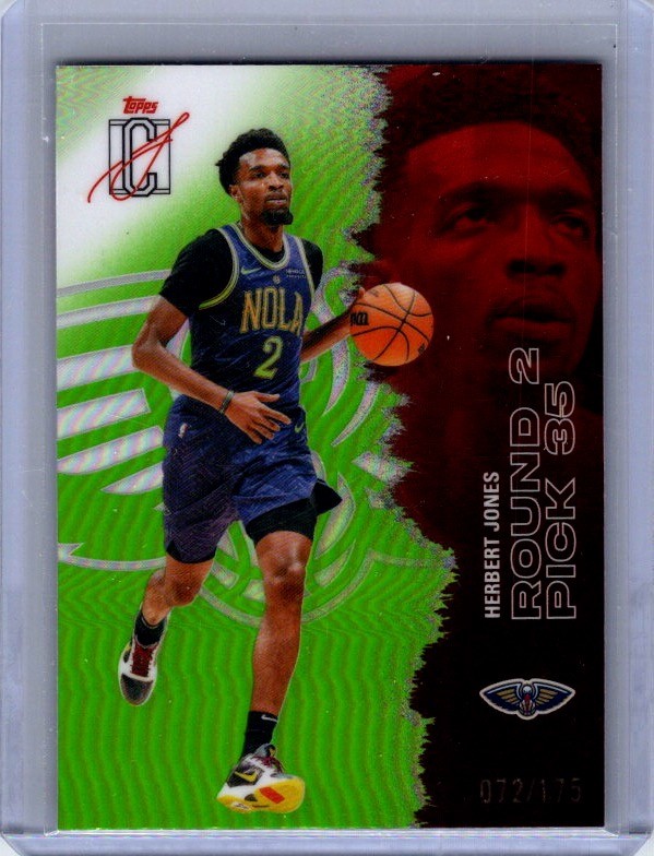 2025-26 Topps Signature Class #38 Herbert Jones Lime #/175