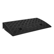 DOITOOL 1Pcs Hard Plastic Curb Ramps Heavy Duty Rubber Curb Ramp Automotive Car