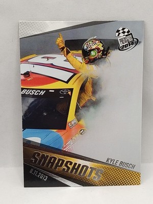 KYLE BUSCH 2014 PRESS PASS #94 M&M'S Snapshots BURNOUTS NASCAR Racing CARD Champ