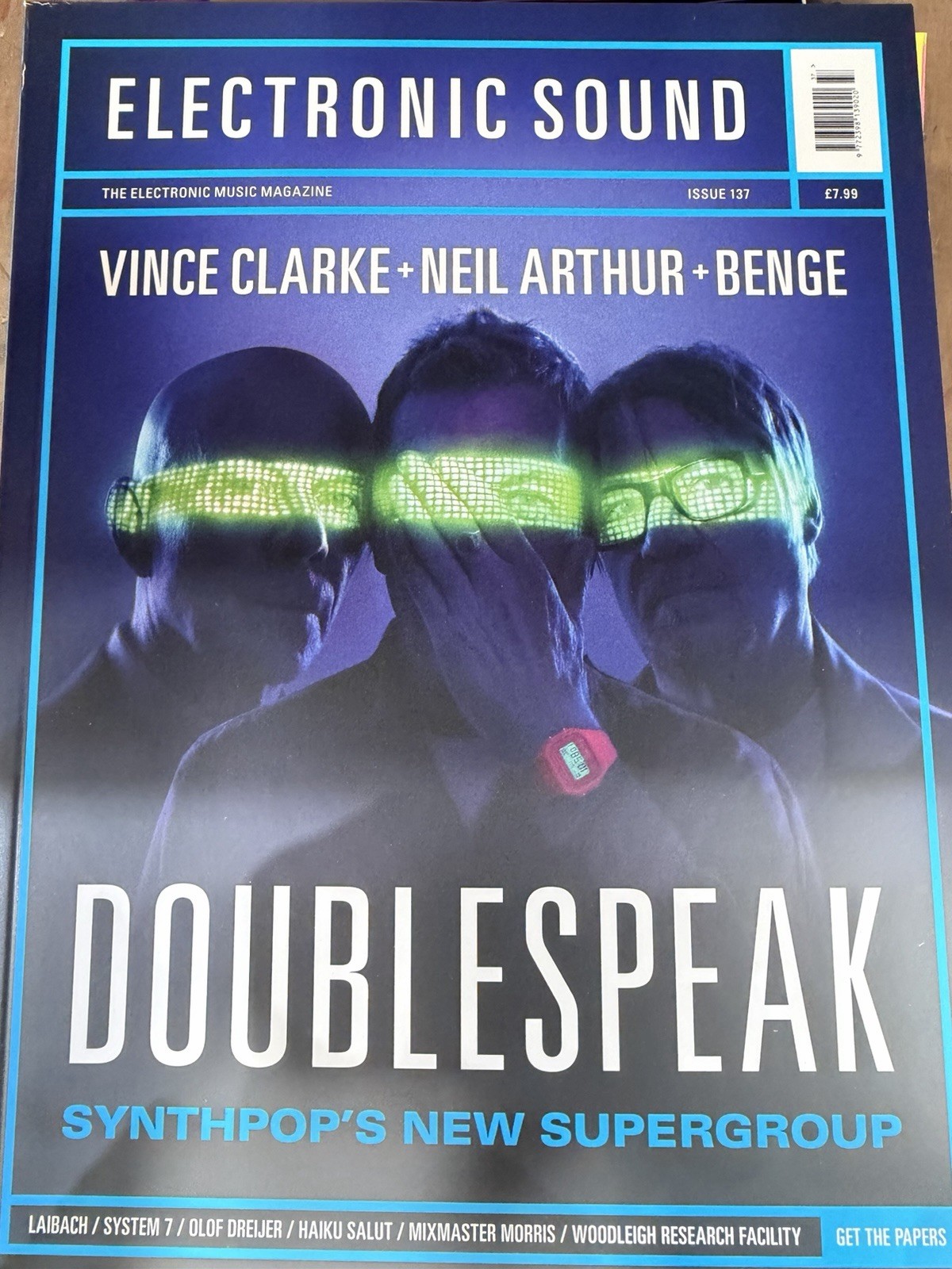 Electronic Sound magazine #137 2026 Doublespeak: Vince Clarke Neil Arthur, Benge