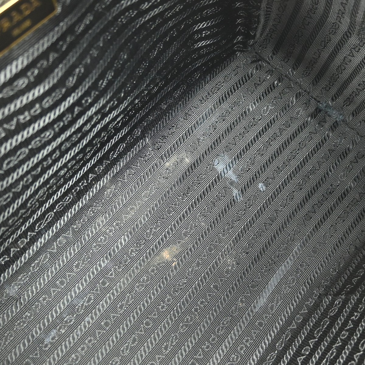 BUYIT PRADA BLACK 2WAY HANDBAG 64 NQ01159 thumbnail 9