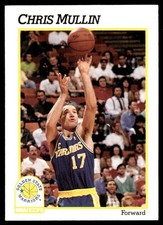 Chris Mullin 1991-92 Hoops #72 Warriors NBA READ FREE SHIPPING AutographDen