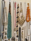 Enormous Multi Era Eclectic Vintage Costume Jewelry Lot . Owned By A 95 Yr Old