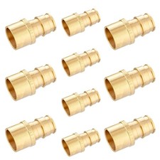 10-Pack PEX A Expansion Brass Fittings,1