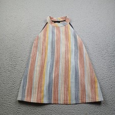 W5 Top Womens Small Striped Sleeveless Blouse