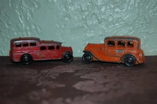 Barclay Slush Double Decker Bus and Sedan.