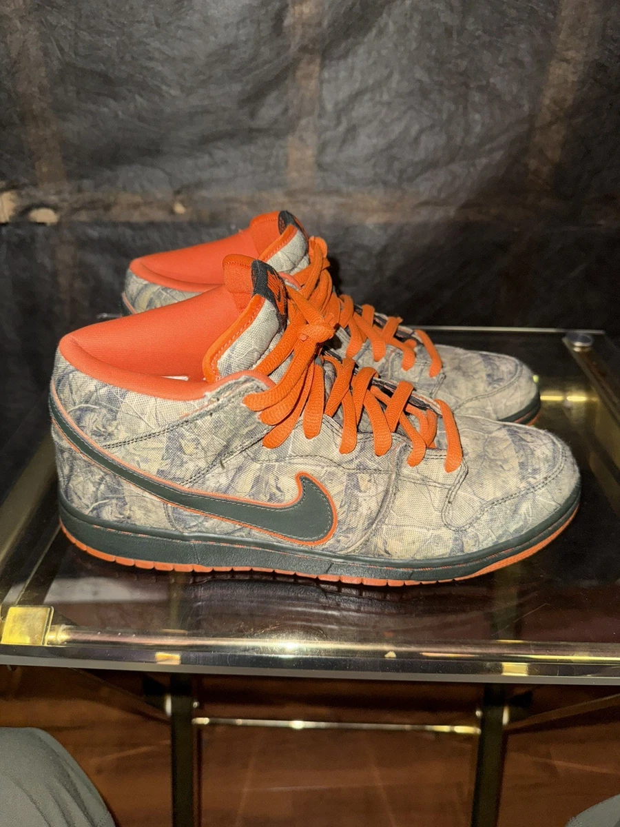 Nike Dunk Premium SB Mid Real Tree Camo | eBay