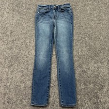 Abercrombie  Fitch Jeans Womens 25/0s Blue The Super Skinny Mid Rise City Denim
