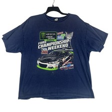 Dale Earnhardt Jr NASCAR Shirt Mens 2XL Blue Ford Championship Weekend 2017