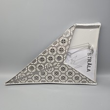 Ikea STRALA Gray Lace Star Pendant Hanging Lamp Shade
