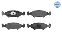 Bremsbelagsatz Vorderachse FÜR Ford Fiesta III (Gfj) - Meyle 025 207 5318