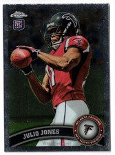 2011 Topps Chrome Julio Jones #131 Hands/Ball at Chest Rookie Card RC variation. rookie card picture