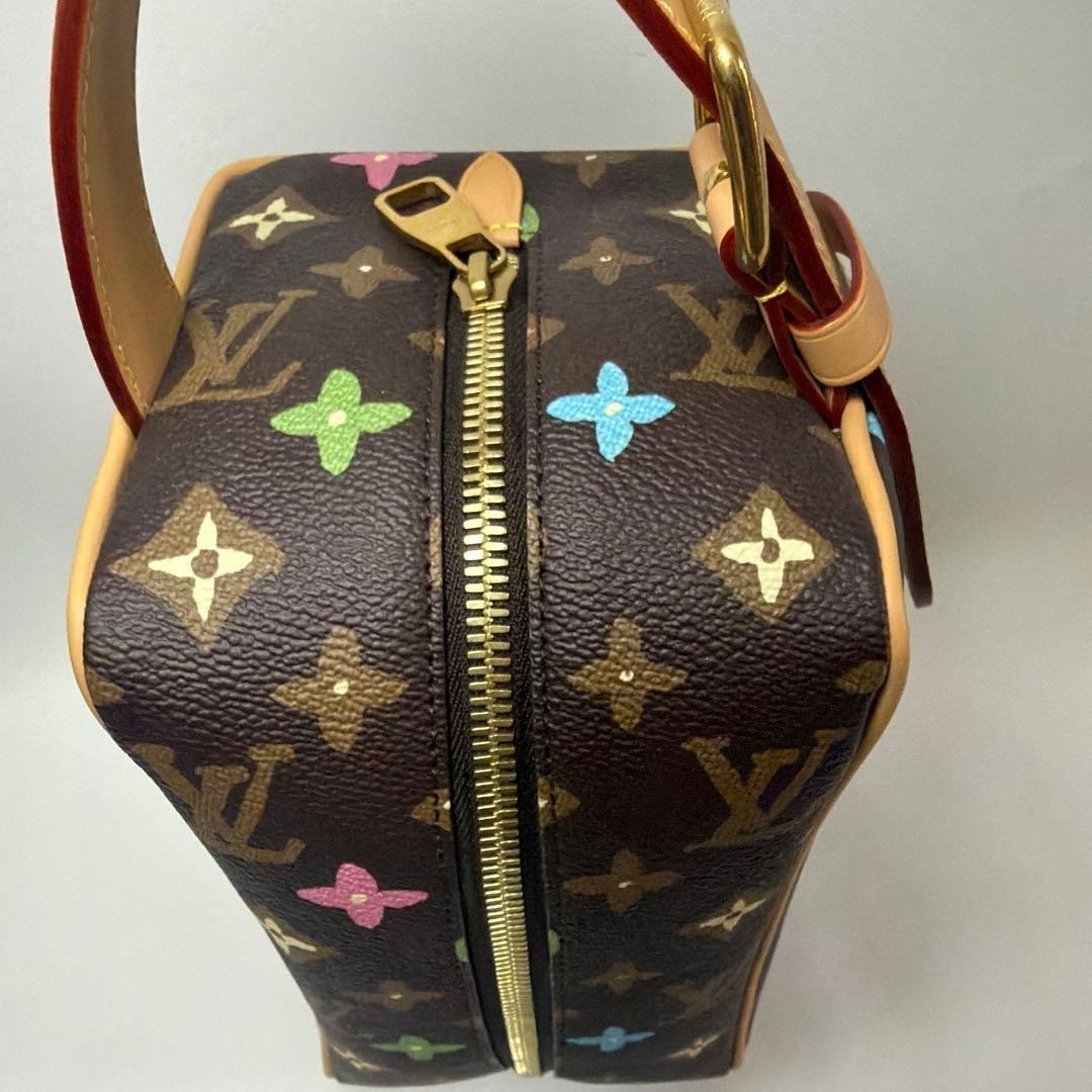 Used Louis Vuitton Chocolate Monogram Craggy LOCKER DOPP KIT Bag Tyler the Creat image 7