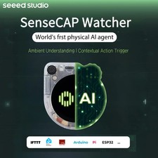 SenseCAP Watcher W1-A Clear Enclosure-AI Agent for Smarter Spaces,built on ESP32