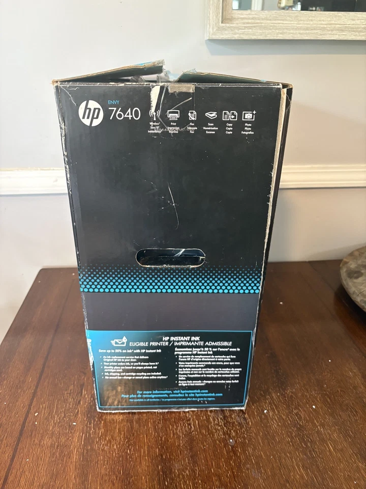 HP Envy 7640 Wireless All-In-One Inkjet Photo Printer Copier Scanner Brand New - Image 3 of 4