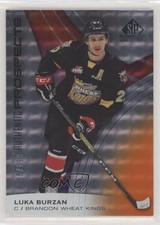 2019-20 Upper Deck SP Game Used CHL Edition Orange 8/199 Luka Burzan #61 z6b