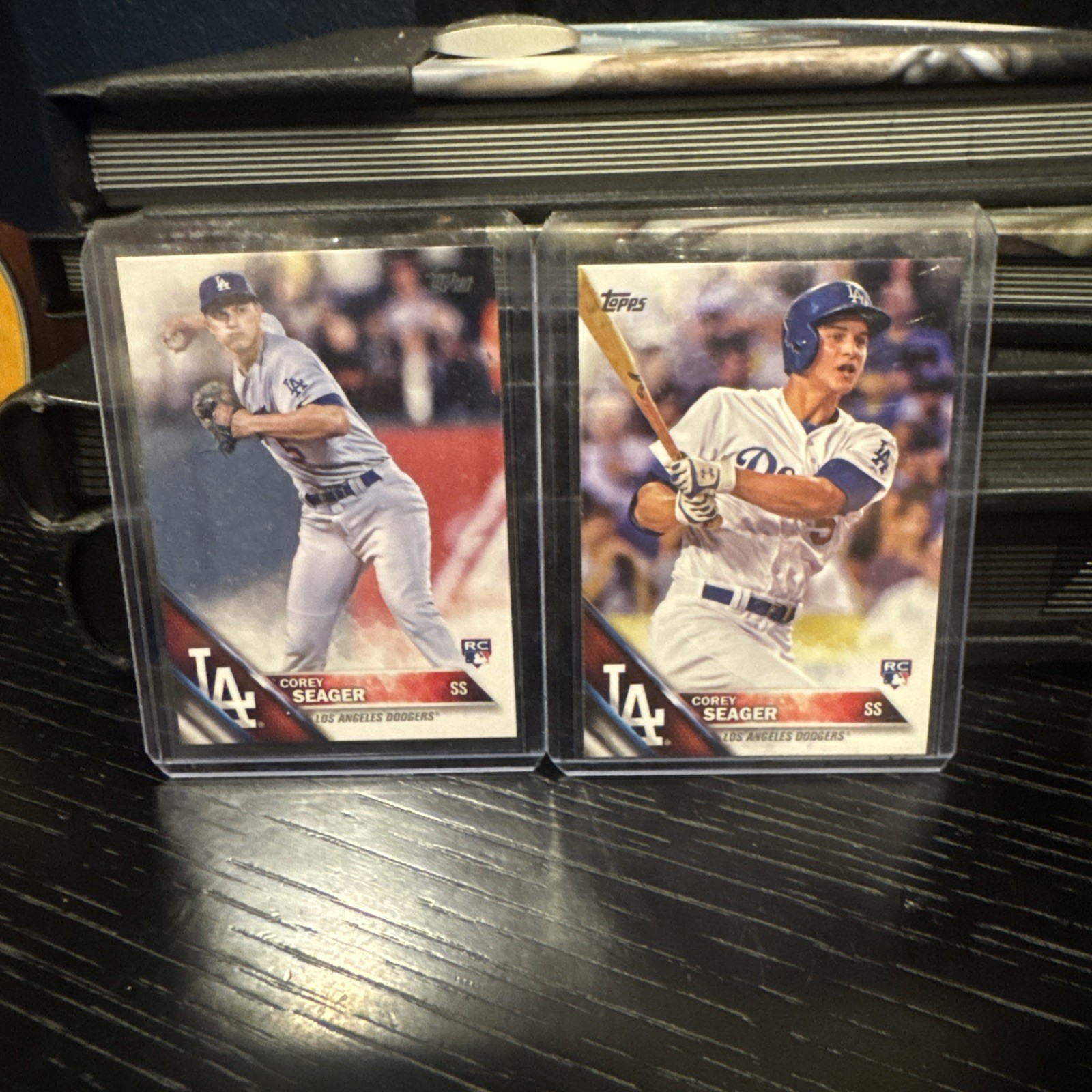 2016 Topps - Corey Seager #85 Batting and #85 Fielding ( RC)