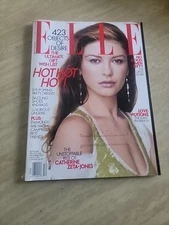 Elle Magazine CATHERINE ZETA-JONES December 2002 Heidi Klum Naomi Campbell