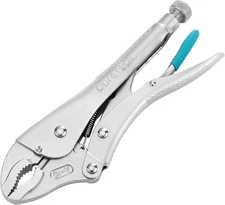 New  Premium Cr-V Construction, Curve LP10WC Locking Pliers With Wire Cutter 10"