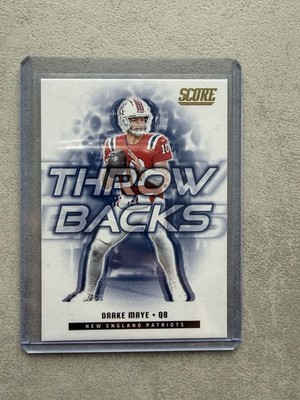 Drake Maye New England Patriots Score Throwback NFL American Football 2025