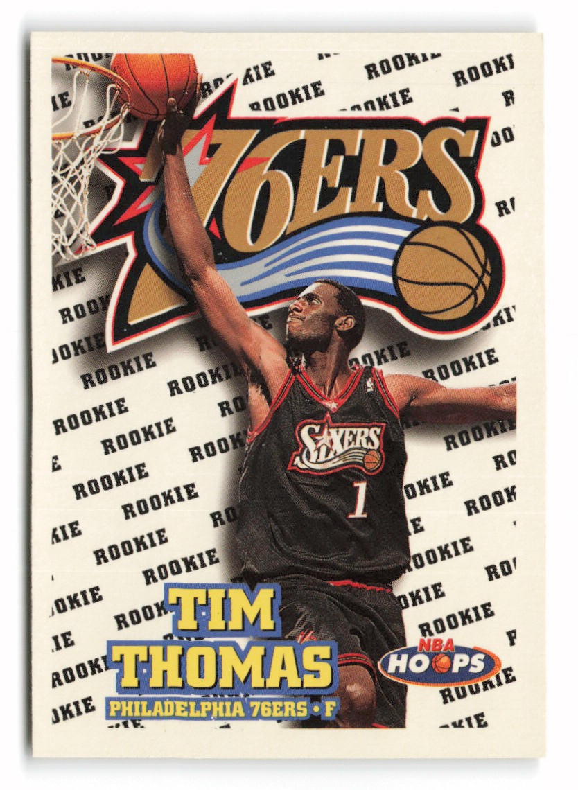 1997-98 Hoops #171 Tim Thomas Rookie Philadelphia 76ers RC