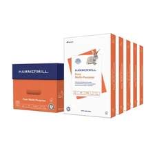 Hammermill Fore Multi-Purpose 24lb Copy Paper, 11x17, 5 Ream Case, 2500 Sheets, 