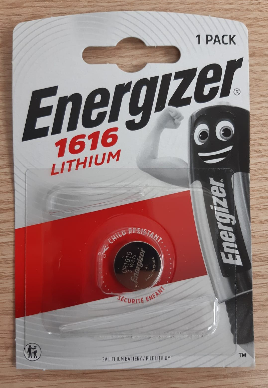 CR1616 ENERGIZER Lithium Batteries 1616 DL1616 3V Coin Cell Longest Expiry