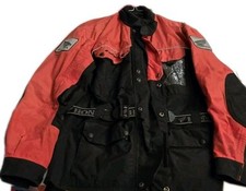 Honda Rider Collection Small Jacket Intersport Padded Red Black Mens Vintage