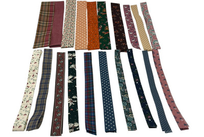 Lot Of 20 Vintage Ribbon Remnants 1 Yard Each Craft Junk Journals Sewing DIY