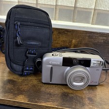 Canon Sure Shot Z115 Point  Shoot 35mm Film Camera With Case. Tested Working