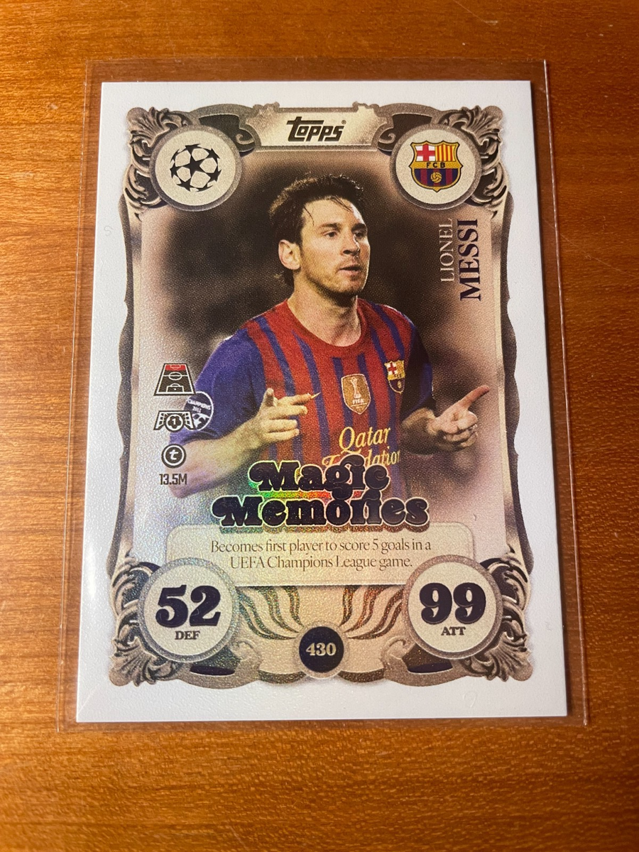 LIONEL MESSI 2025/2026 Topps Match Attax CL Magic Memories